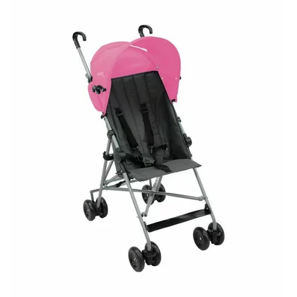 Carucior sport, Asalvo, Moving, Pliabil, Pana la 15 kg, Cadru din otel, Greutate redusa 4.9 kg, Cu suport fix pentru picioare, Capotina cu fereastra, 6 luni+, Ideal pentru plimbari si concedii, EN 1888:2018, Pink, Resigilat