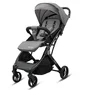 Carucior sport, Baby Mix, Bimelo, Greutate redusa - 7.4 Kg, Sustine 22 kg, 0 luni+, Include husa picioare, Pliere cu o singura mana, Conform cu EN1888, Gri