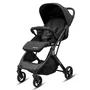 Carucior sport, Baby Mix, Bimelo, Greutate redusa - 7.4 Kg, Sustine 22 kg, 0 luni+, Include husa picioare, Pliere cu o singura mana, Conform cu EN1888, Negru - 2