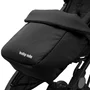 Carucior sport, Baby Mix, Bimelo, Greutate redusa - 7.4 Kg, Sustine 22 kg, 0 luni+, Include husa picioare, Pliere cu o singura mana, Conform cu EN1888, Negru - 7
