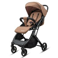 Carucior sport, Baby Mix, Bimelo, Greutate redusa - 7.4 Kg, Sustine 22 kg, 0 luni+, Include husa picioare, Pliere cu o singura mana, Conform cu EN1888, Beige