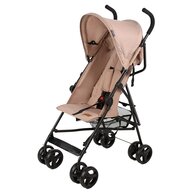 Carucior sport, BabyTrold, Jet, Usor- 4.3 kg, Pliere tip umbrela, Spatar ajustabil, Pana la 15 kg, 6 luni+, Bej
