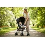 Carucior sport, BabyTrold, Jet, Usor- 4.3 kg, Pliere tip umbrela, Spatar ajustabil, Pana la 15 kg, 6 luni+, Negru - 3
