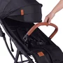 Carucior sport, BabyTrold, Piza, Pliere cu o mana, Usor- 7 kg, Spatar ajustabil in pozitii multiple, Pana la 22 kg, 6 luni+, Negru - 9