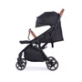 Carucior sport, BabyTrold, Piza, Pliere cu o mana, Usor- 7 kg, Spatar ajustabil in pozitii multiple, Pana la 22 kg, 6 luni+, Negru - 5