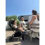 Carucior sport, BabyTrold, Piza, Pliere cu o mana, Usor- 7 kg, Spatar ajustabil in pozitii multiple, Pana la 22 kg, 6 luni+, Negru - 11