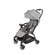Carucior sport, BabyTrold, Skagen, Usor- 6.7 kg, Pliere automata, Spatar ajustabil in 3 pozitii, Pana la 15 kg, 6 luni+, Gri