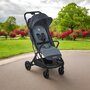 Carucior sport, Be Cool, Strike, Cu pliere automata, Roti cu suspensii, De la nastere pana la 22 Kg, 6.88 Kg, Be Azure - 2