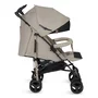Carucior sport compact, Lionelo, Irma, Spatar ajustabil in 4 pozitii, Suport picioare reglabil, Manere rotative, Pliere tip umbrela, 6- 36 luni, Pana la 15 kg, Conform cu EN1888-1:2018, Bej - 8