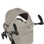 Carucior sport compact, Lionelo, Irma, Spatar ajustabil in 4 pozitii, Suport picioare reglabil, Manere rotative, Pliere tip umbrela, 6- 36 luni, Pana la 15 kg, Conform cu EN1888-1:2018, Bej - 10