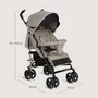 Carucior sport compact, Lionelo, Irma, Spatar ajustabil in 4 pozitii, Suport picioare reglabil, Manere rotative, Pliere tip umbrela, 6- 36 luni, Pana la 15 kg, Conform cu EN1888-1:2018, Bej - 12