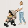 Carucior sport compact, Lionelo, Irma, Spatar ajustabil in 4 pozitii, Suport picioare reglabil, Manere rotative, Pliere tip umbrela, 6- 36 luni, Pana la 15 kg, Conform cu EN1888-1:2018, Bej - 19