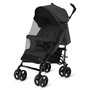 Carucior sport compact, Lionelo, Irma, Spatar ajustabil in 4 pozitii, Suport picioare reglabil, Manere rotative, Pliere tip umbrela, 6- 36 luni, Pana la 15 kg, Conform cu EN1888-1:2018, Gri inchis - 5