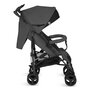 Carucior sport compact, Lionelo, Irma, Spatar ajustabil in 4 pozitii, Suport picioare reglabil, Manere rotative, Pliere tip umbrela, 6- 36 luni, Pana la 15 kg, Conform cu EN1888-1:2018, Gri inchis - 6