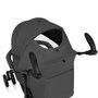 Carucior sport compact, Lionelo, Irma, Spatar ajustabil in 4 pozitii, Suport picioare reglabil, Manere rotative, Pliere tip umbrela, 6- 36 luni, Pana la 15 kg, Conform cu EN1888-1:2018, Gri inchis - 9