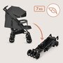Carucior sport compact, Lionelo, Irma, Spatar ajustabil in 4 pozitii, Suport picioare reglabil, Manere rotative, Pliere tip umbrela, 6- 36 luni, Pana la 15 kg, Conform cu EN1888-1:2018, Gri inchis - 14