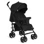 Carucior sport compact, Lionelo, Irma, Spatar ajustabil in 4 pozitii, Suport picioare reglabil, Manere rotative, Pliere tip umbrela, 6- 36 luni, Pana la 15 kg, Conform cu EN1888-1:2018, Negru Onyx - 4