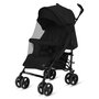 Carucior sport compact, Lionelo, Irma, Spatar ajustabil in 4 pozitii, Suport picioare reglabil, Manere rotative, Pliere tip umbrela, 6- 36 luni, Pana la 15 kg, Conform cu EN1888-1:2018, Negru Onyx - 5