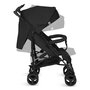 Carucior sport compact, Lionelo, Irma, Spatar ajustabil in 4 pozitii, Suport picioare reglabil, Manere rotative, Pliere tip umbrela, 6- 36 luni, Pana la 15 kg, Conform cu EN1888-1:2018, Negru Onyx - 8