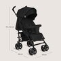 Carucior sport compact, Lionelo, Irma, Spatar ajustabil in 4 pozitii, Suport picioare reglabil, Manere rotative, Pliere tip umbrela, 6- 36 luni, Pana la 15 kg, Conform cu EN1888-1:2018, Negru Onyx - 11
