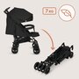 Carucior sport compact, Lionelo, Irma, Spatar ajustabil in 4 pozitii, Suport picioare reglabil, Manere rotative, Pliere tip umbrela, 6- 36 luni, Pana la 15 kg, Conform cu EN1888-1:2018, Negru Onyx - 14