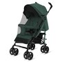 Carucior sport compact, Lionelo, Irma, Spatar ajustabil in 4 pozitii, Suport picioare reglabil, Manere rotative, Pliere tip umbrela, 6- 36 luni, Pana la 15 kg, Conform cu EN1888-1:2018, Verde smarald - 5