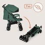 Carucior sport compact, Lionelo, Irma, Spatar ajustabil in 4 pozitii, Suport picioare reglabil, Manere rotative, Pliere tip umbrela, 6- 36 luni, Pana la 15 kg, Conform cu EN1888-1:2018, Verde smarald - 14