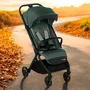 Carucior sport, Jane, Clap, Sistem compact de pliere care permite transportul caruciorului la bordul aeronavei, Cadru din aluminium, De la nastere pana la 26Kg, Conform cu standardul european EN 1888-2:2018+A1:2023, Botanic - 4