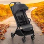 Carucior sport, Jane, Clap, Sistem compact de pliere care permite transportul caruciorului la bordul aeronavei, Cadru din aluminium, De la nastere pana la 26Kg, Conform cu standardul european EN 1888-2:2018+A1:2023, Coal - 3