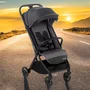 Carucior sport, Jane, Clap, Sistem compact de pliere care permite transportul caruciorului la bordul aeronavei, Cadru din aluminium, De la nastere pana la 26Kg, Conform cu standardul european EN 1888-2:2018+A1:2023, Coal - 2