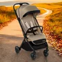 Carucior sport, Jane, Clap, Sistem compact de pliere care permite transportul caruciorului la bordul aeronavei, Cadru din aluminium, De la nastere pana la 26Kg, Conform cu standardul european EN 1888-2:2018+A1:2023, Desert - 4