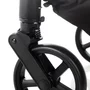 Carucior sport, Jane, Wing, Sistem compact de pliere, Cadru din aluminium, Usor, 6 Kg, De la nastere pana la 22 Kg, Cu geanta transport si husa de ploaie, Conform cu standardul european EN 1888-1:2018+A1:2022, Botanic - 17
