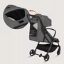 Carucior sport, Lionelo, Agia, 7.3 kg, Ultracompact, Pliere rapida cu o mana, Suport pentru biberon inclus, Sezutul lat si confortabil, 6-48 luni, Sustine 22 kg, Gri - 18
