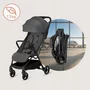 Carucior sport, Lionelo, Agia, 7.3 kg, Ultracompact, Pliere rapida cu o mana, Suport pentru biberon inclus, Sezutul lat si confortabil, 6-48 luni, Sustine 22 kg, Gri - 15