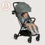 Carucior sport, Lionelo, Agia, 7.3 kg, Ultracompact, Pliere rapida cu o mana, Suport pentru biberon inclus, Sezutul lat si confortabil, 6-48 luni, Sustine 22 kg, Verde - 16
