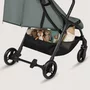Carucior sport, Lionelo, Agia, 7.3 kg, Ultracompact, Pliere rapida cu o mana, Suport pentru biberon inclus, Sezutul lat si confortabil, 6-48 luni, Sustine 22 kg, Verde - 20