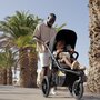 Carucior sport, Lionelo, Azura, Cu 3 roti, Cu baldachin XXL impermeabil, Pliere compacta, Pana la 22 kg, 6-48 luni, Conform cu standardele europene de securitate EN1888-1 si EN1888-2, Gri - 45