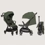 Carucior sport, Lionelo, Bess, Sustine 22 kg, 6 luni+, Capotina impermeabila si protectie SPF 50+, Include suport sticla, Pliere cu o singura mana, Maner pentru transport, Verde - 3
