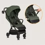 Carucior sport, Lionelo, Bess, Sustine 22 kg, 6 luni+, Capotina impermeabila si protectie SPF 50+, Include suport sticla, Pliere cu o singura mana, Maner pentru transport, Verde - 24