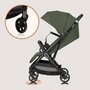 Carucior sport, Lionelo, Bess, Greutate 7.5 kg, Sustine 22 kg, 6 luni+, Capotina impermeabila si protectie SPF 50+, Include suport sticla, Pliere cu o singura mana, Maner pentru transport, Verde - 27