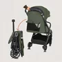 Carucior sport, Lionelo, Bess, Sustine 22 kg, 6 luni+, Capotina impermeabila si protectie SPF 50+, Include suport sticla, Pliere cu o singura mana, Maner pentru transport, Verde - 28