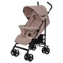 Carucior sport, Lionelo, Elia, Cu plasa de tantari, Suport de picioare reglabil, Spatar ajustabil in 4 pozitii, Capotina XXL, Pliere tip umbrela, Capacitate 15 kg, 6 luni+, EN 1888, Bej Taupe - 4