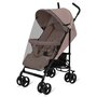 Carucior sport, Lionelo, Elia, Cu plasa de tantari, Suport de picioare reglabil, Spatar ajustabil in 4 pozitii, Capotina XXL, Pliere tip umbrela, Capacitate 15 kg, 6 luni+, EN 1888, Bej Taupe - 5