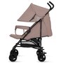Carucior sport, Lionelo, Elia, Cu plasa de tantari, Suport de picioare reglabil, Spatar ajustabil in 4 pozitii, Capotina XXL, Pliere tip umbrela, Capacitate 15 kg, 6 luni+, EN 1888, Bej Taupe - 7