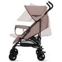 Carucior sport, Lionelo, Elia, Cu plasa de tantari, Suport de picioare reglabil, Spatar ajustabil in 4 pozitii, Capotina XXL, Pliere tip umbrela, Capacitate 15 kg, 6 luni+, EN 1888, Bej Taupe - 8