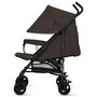 Carucior sport, Lionelo, Elia, Cu plasa de tantari, Suport de picioare reglabil, Spatar ajustabil in 4 pozitii, Capotina XXL, Pliere tip umbrela, Capacitate 15 kg, 6 luni+, EN 1888, Maro - 7