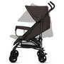 Carucior sport, Lionelo, Elia, Cu plasa de tantari, Suport de picioare reglabil, Spatar ajustabil in 4 pozitii, Capotina XXL, Pliere tip umbrela, Capacitate 15 kg, 6 luni+, EN 1888, Maro - 8