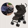 Carucior sport, Lionelo, Elia, Cu plasa de tantari, Suport de picioare reglabil, Spatar ajustabil in 4 pozitii, Capotina XXL, Pliere tip umbrela, Capacitate 15 kg, 6 luni+, EN 1888, Maro - 18