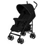 Carucior sport, Lionelo, Elia, Cu plasa de tantari, Suport de picioare reglabil, Spatar ajustabil in 4 pozitii, Capotina XXL, Pliere tip umbrela, Capacitate 15 kg, 6 luni+, EN 1888, Negru - 5