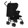 Carucior sport, Lionelo, Elia, Cu plasa de tantari, Suport de picioare reglabil, Spatar ajustabil in 4 pozitii, Capotina XXL, Pliere tip umbrela, Capacitate 15 kg, 6 luni+, EN 1888, Negru - 10